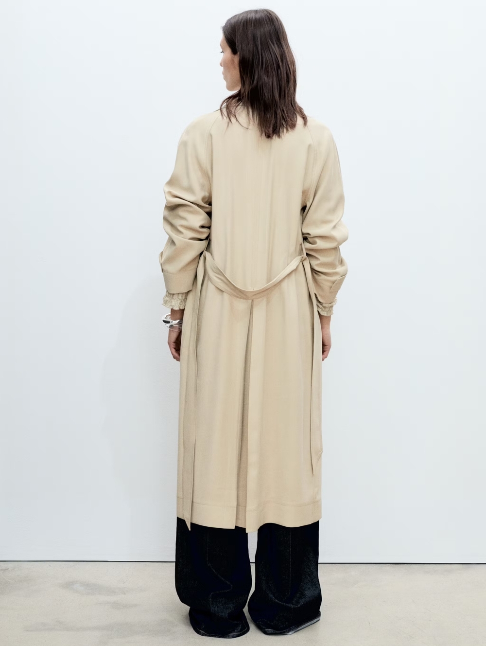 MANGO Soft Trench Coat - Picture 6 of 6